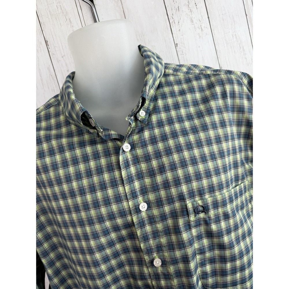 Men's CINCH button Down Shirt Short Sleeve Size XL